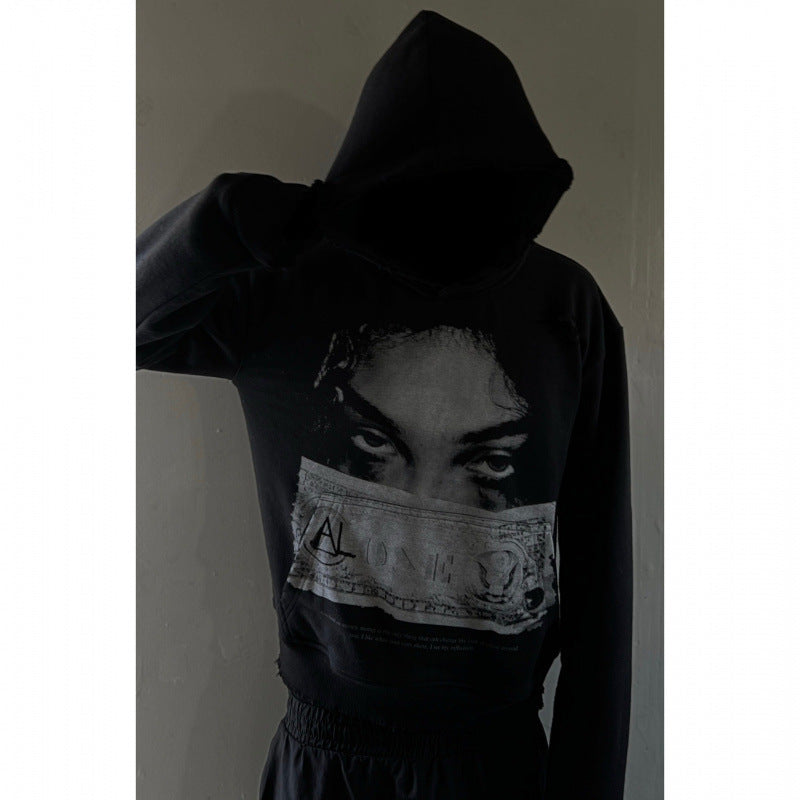 Women's Fashion Personalized Dark Printed Sweater